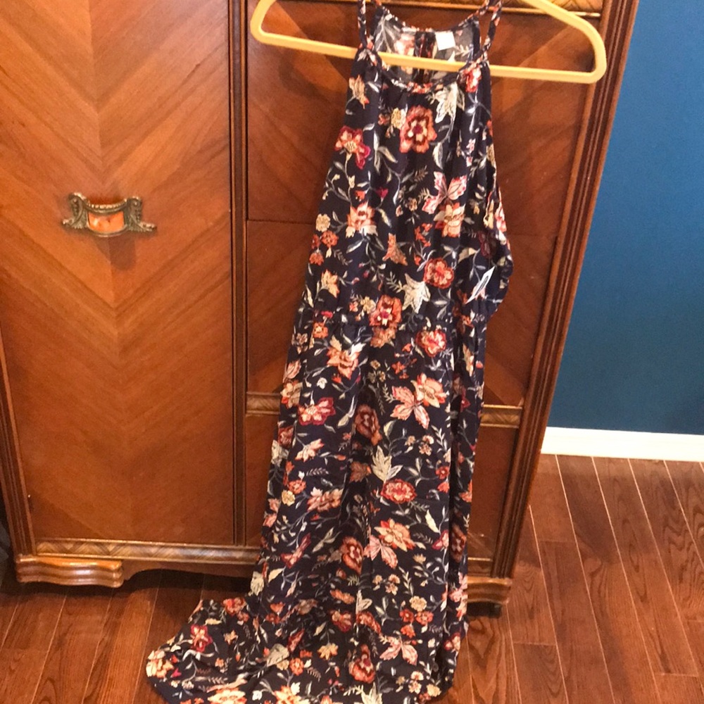 Navy sun dress